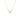 Loving heart medium single Halskjede Gull