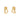 Love Vibe drop studs gold