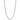 SilverNecklace Oxiderat flätat 50+5cm