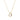 Ocean small single Halskjede Gull