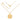 L'amour chunky chain Halskjede Gull