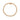 Sparkling ellipse mini T-armband 17,5cm Guld