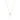 Ellipse mini pearl Necklace Gold