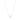 The knot mini Necklace Silver