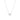 Petite papillion sparkling Necklace Silver