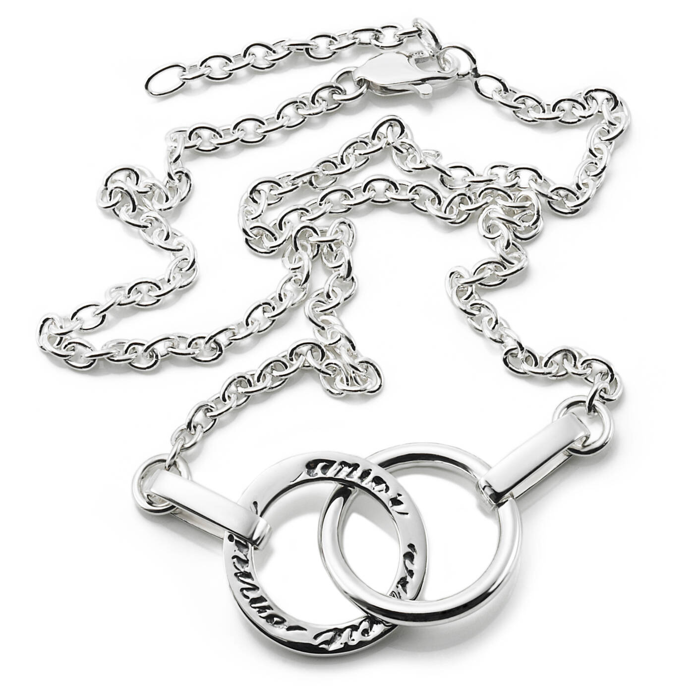 Twosome Halskjede Sølv