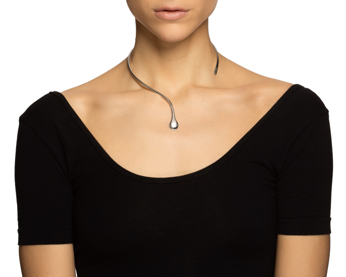 Soft Tear Halskjede Sølv