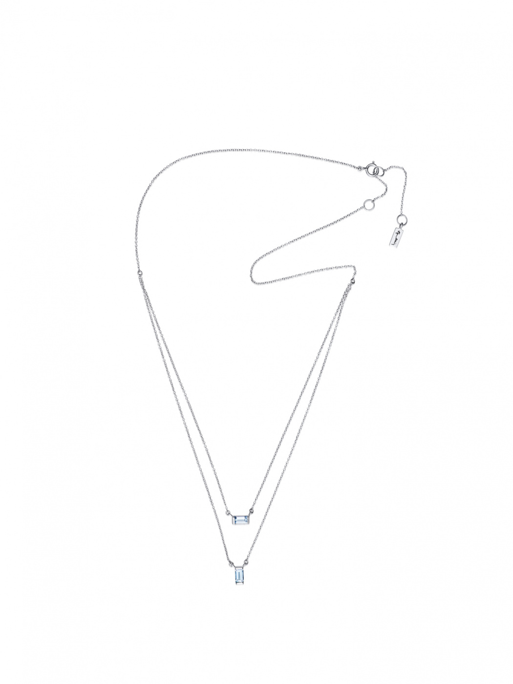 A Macaron Dream Stud Halskjede Sølv 40-45 cm