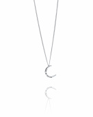 Pencez Moon Halsband Silver 40-45 cm