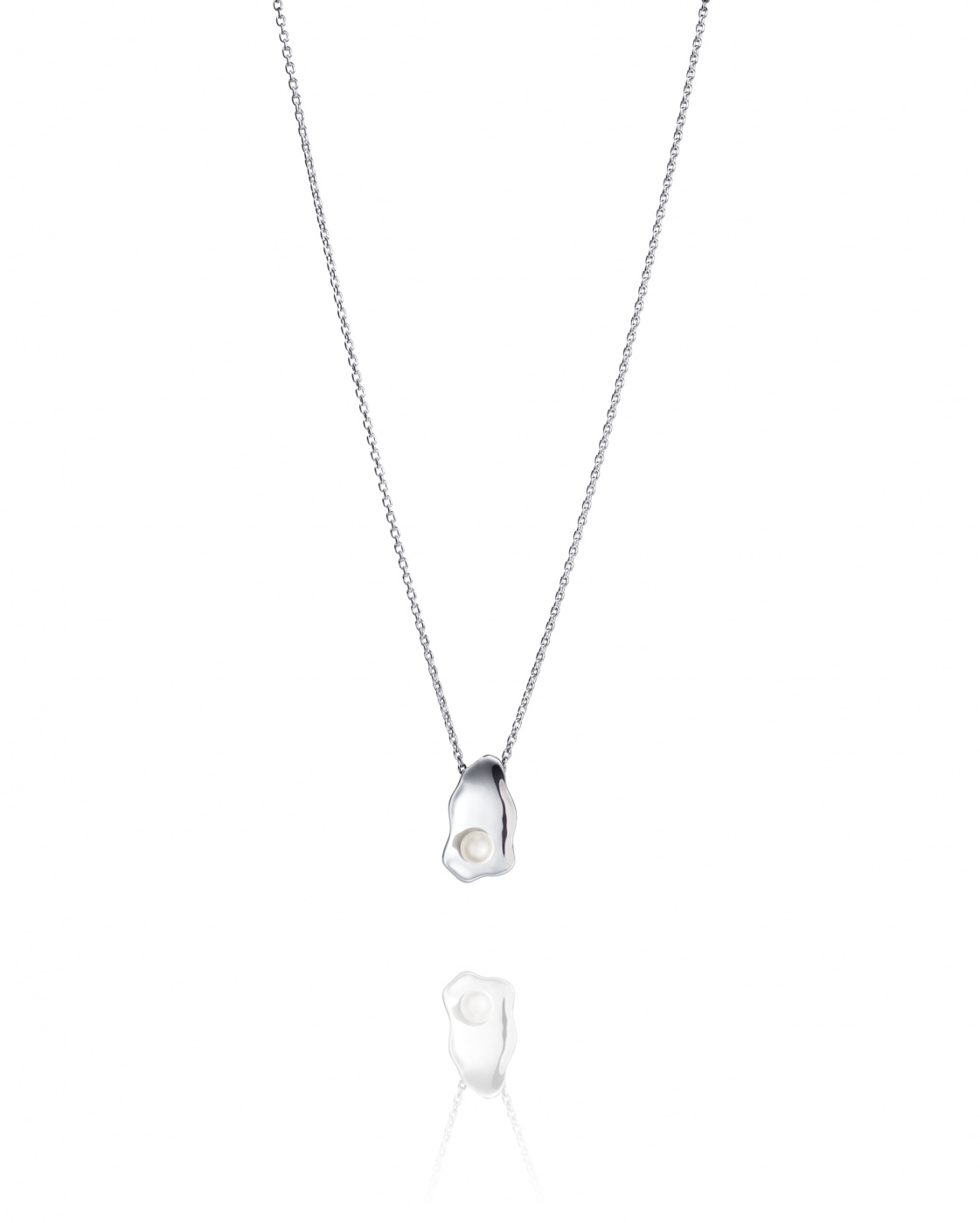 Oyster Halskjede Sølv