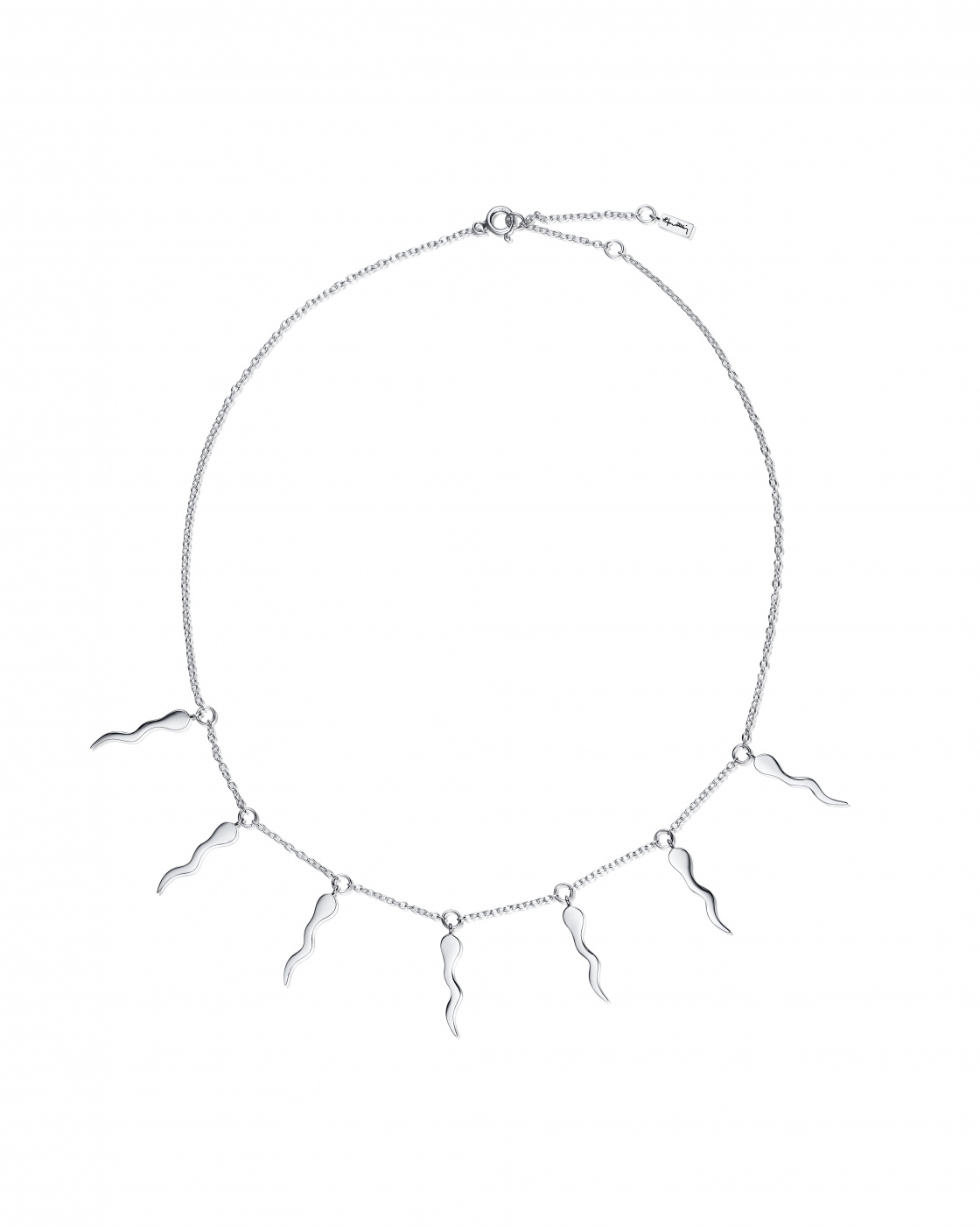 Swimmers necklace Silver