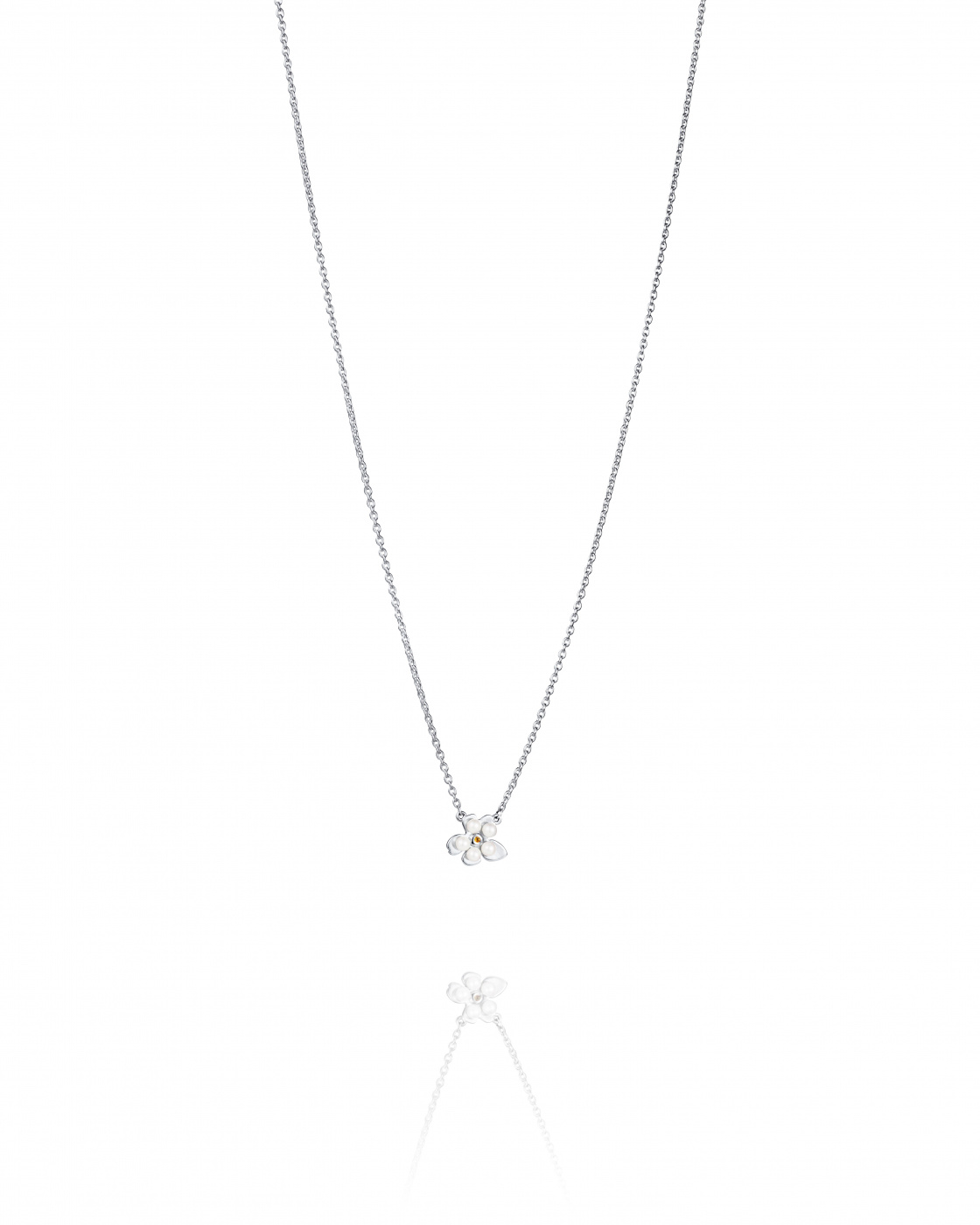 Forget-me-not Necklace Silver