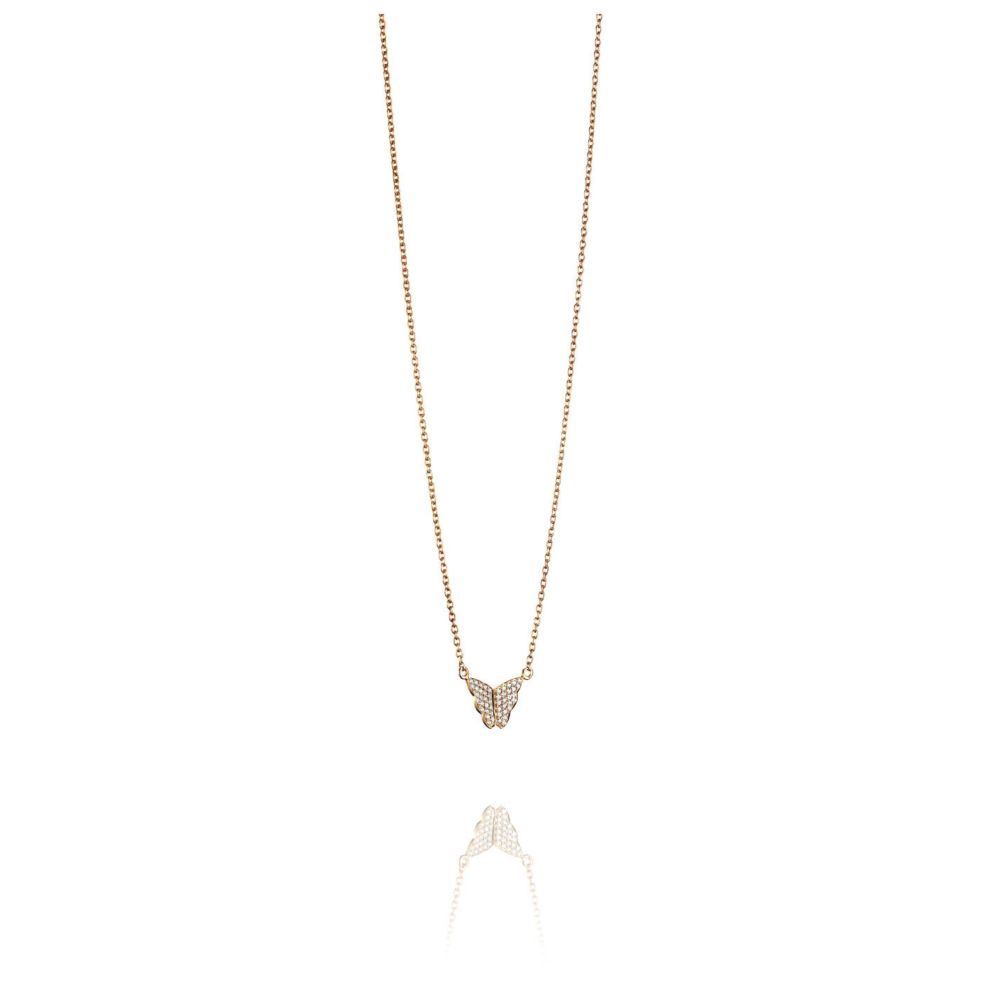 Little Miss Butterfly & Stars Halskjede Gull