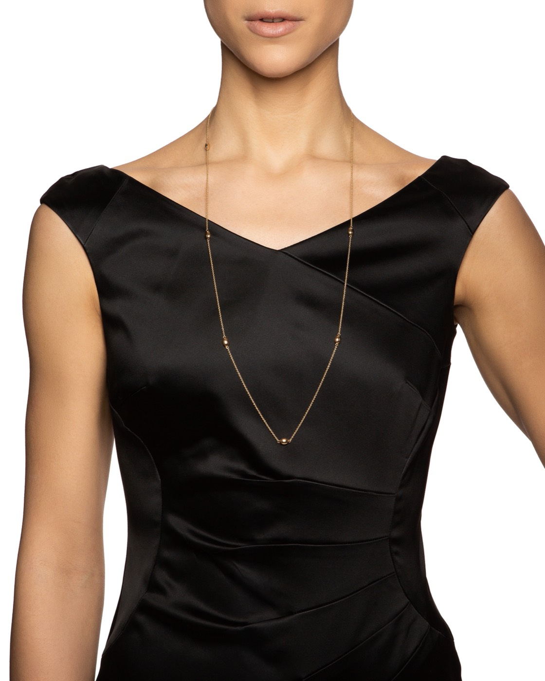 Love Bead Long - Gull Halskjede Gull