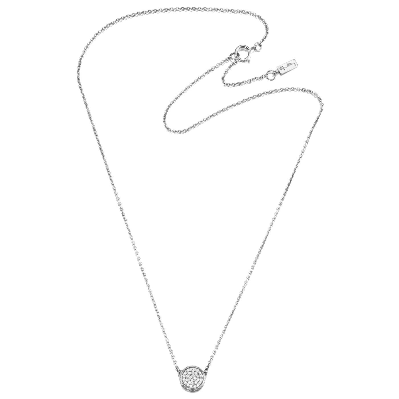 Love Bowl Mini & Stars Halskjede Hvitt gull 42-45 cm