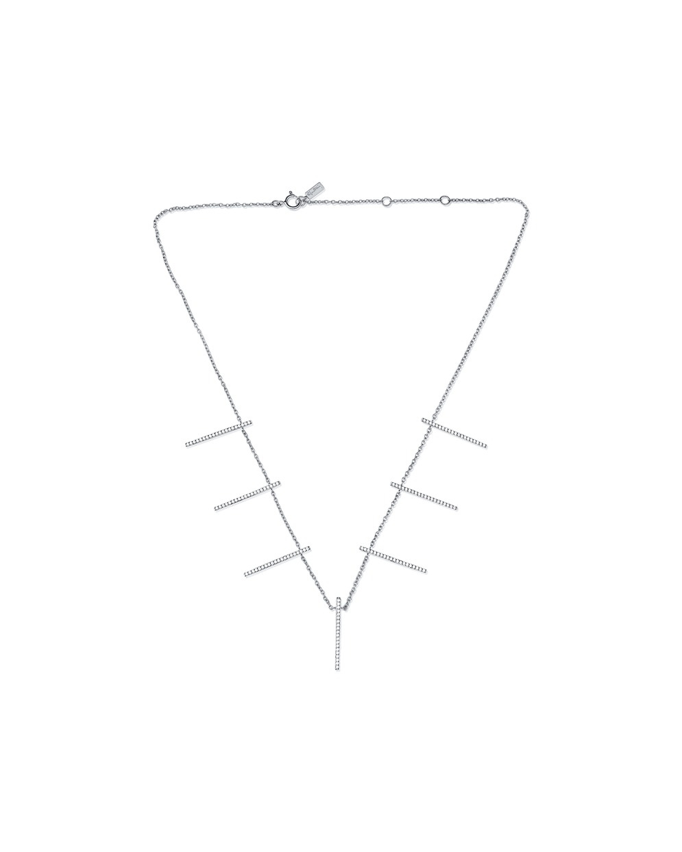 Starline & Stars Collier/Halskjede Hvitt gull 40-45 cm