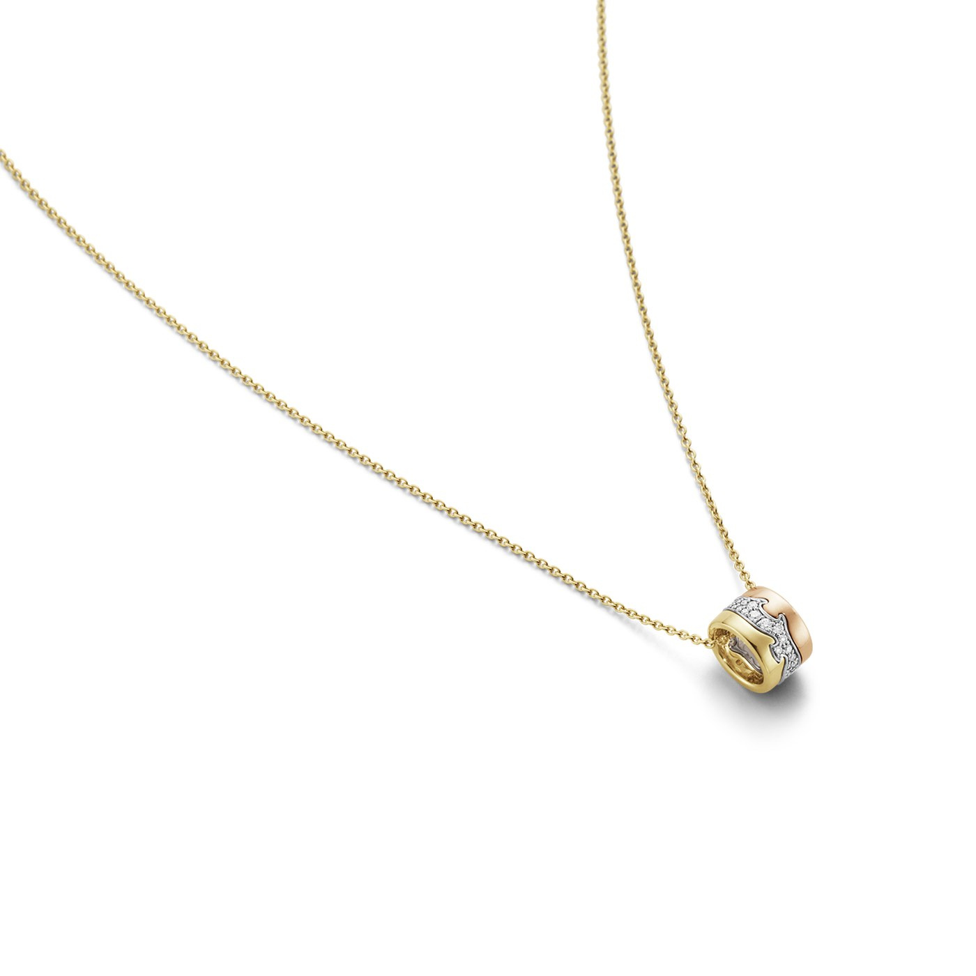 FUSION Anheng Gull Hvitt gull Roségull CENTRE PAVÉ 0.19 ct