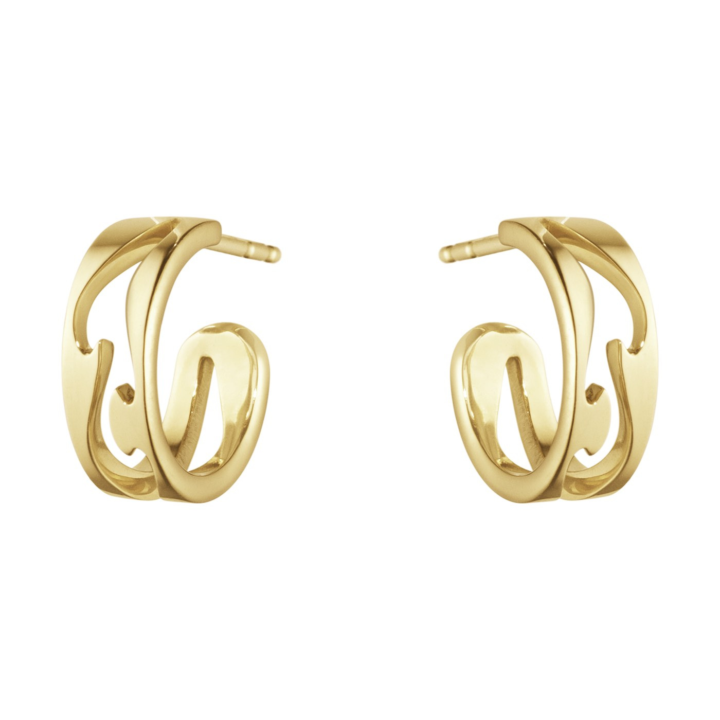 FUSION OPEN Øreringer Gull