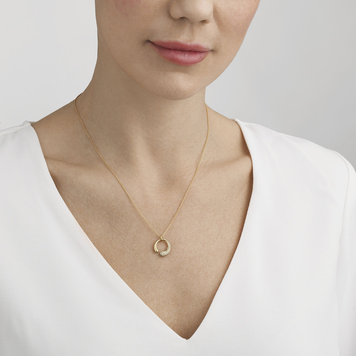 MERCY SMALL Anheng Gull Diamant PAVE 0.33 CT