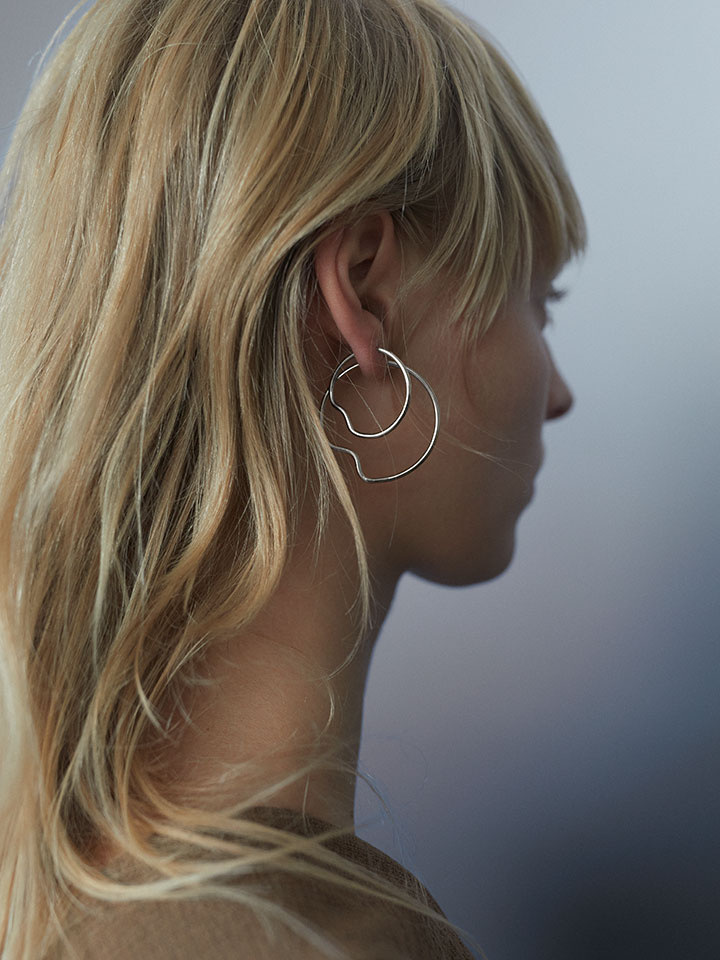 Copenhagen 25 Hoop Silver