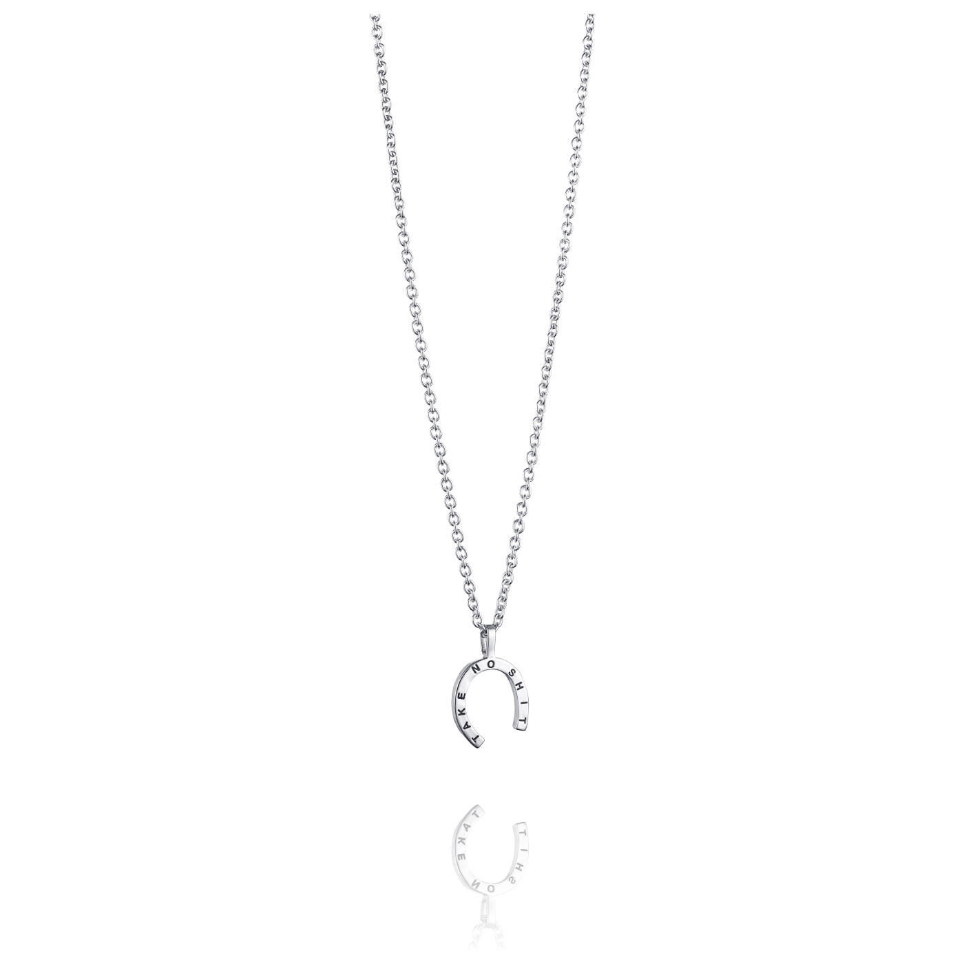 Take No Shit - Large Anheng Sølv