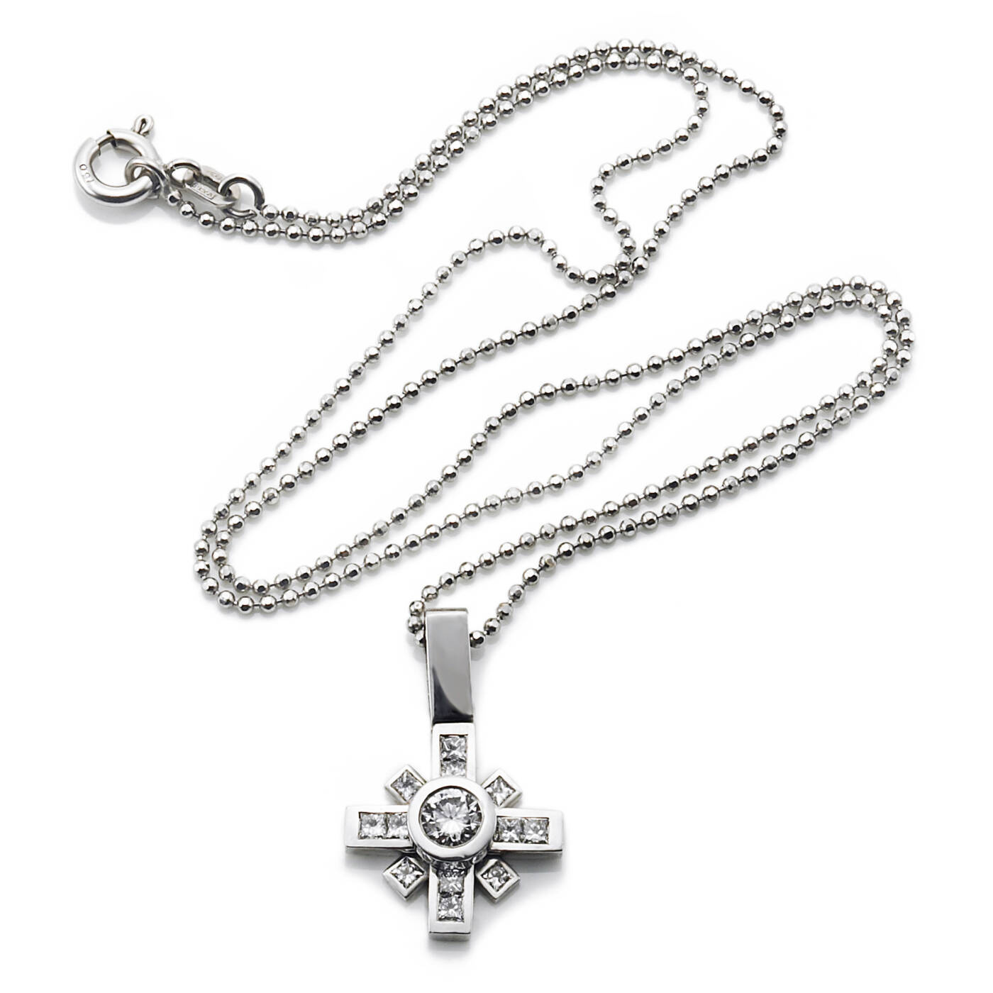 Little Miss Pretty Anheng Hvitt gull