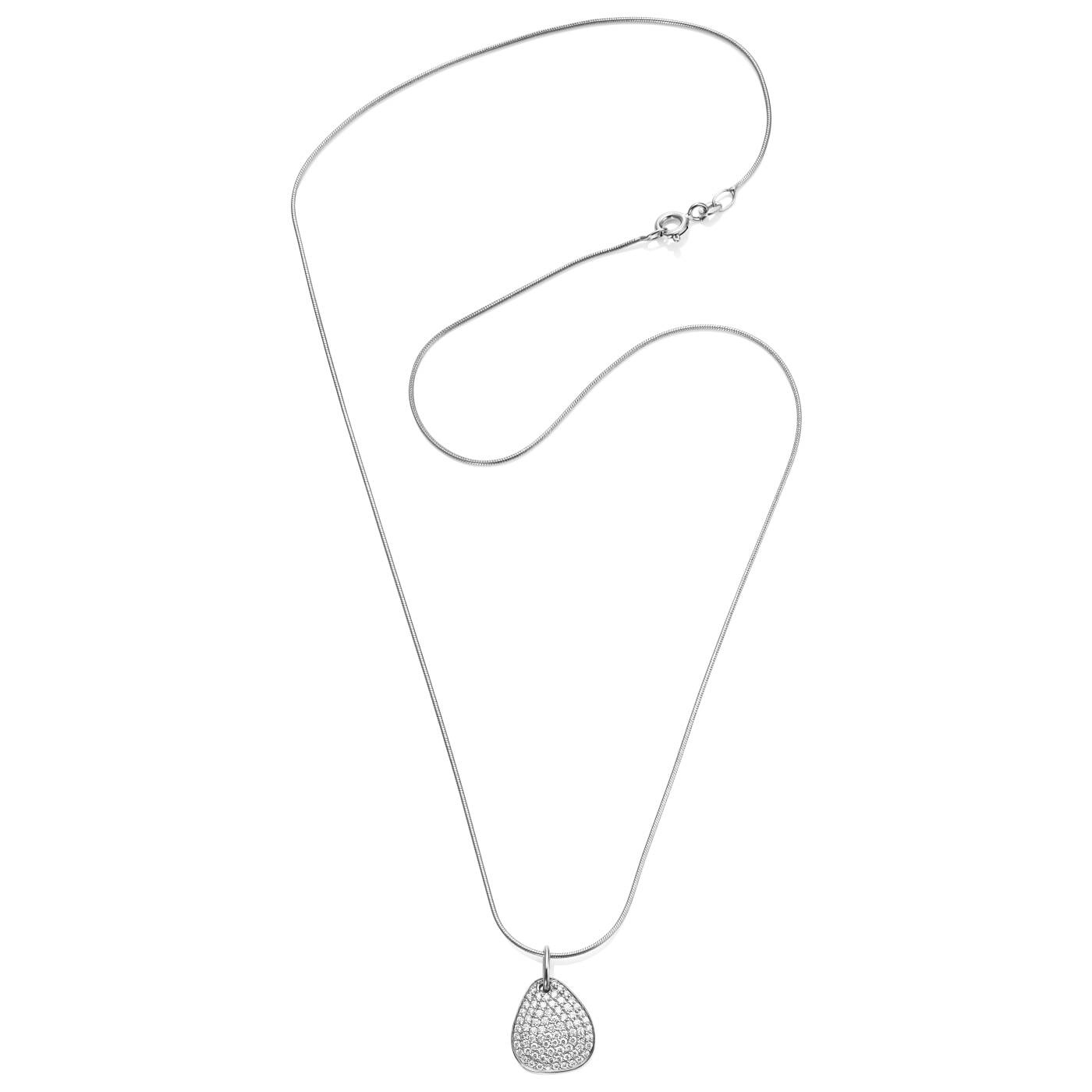 Little Rose Petal & Stars Anheng Hvitt gull