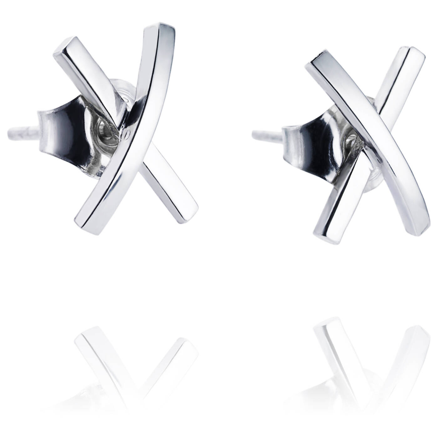 Kisses For Ears Øreringer Sølv