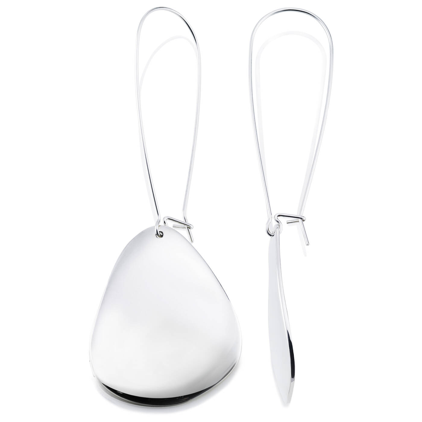 Rose Petal Øreringer Sølv