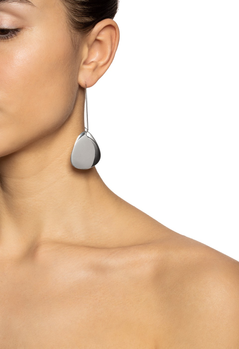 Rose Petal Øreringer Sølv