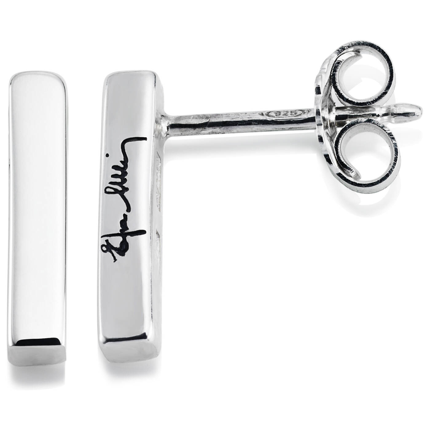 Little Thin Øreringer Sølv