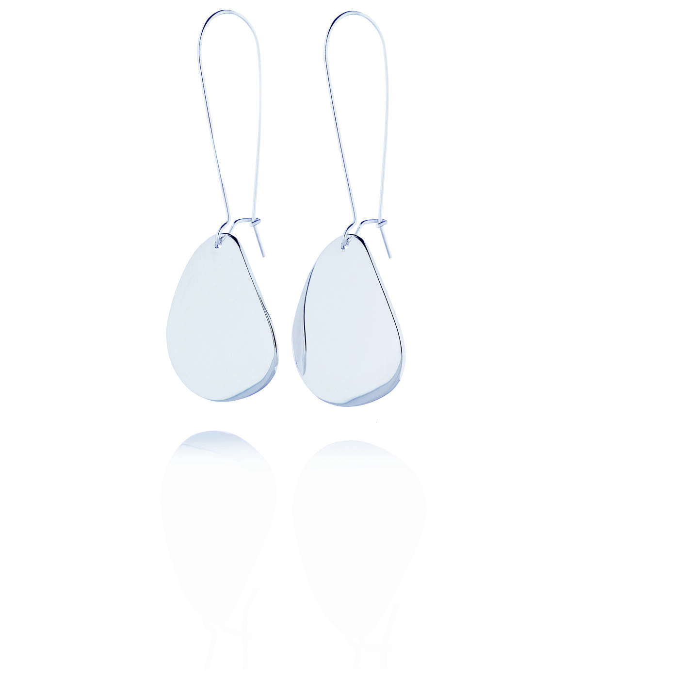 Little Rose Petal Øreringer Sølv