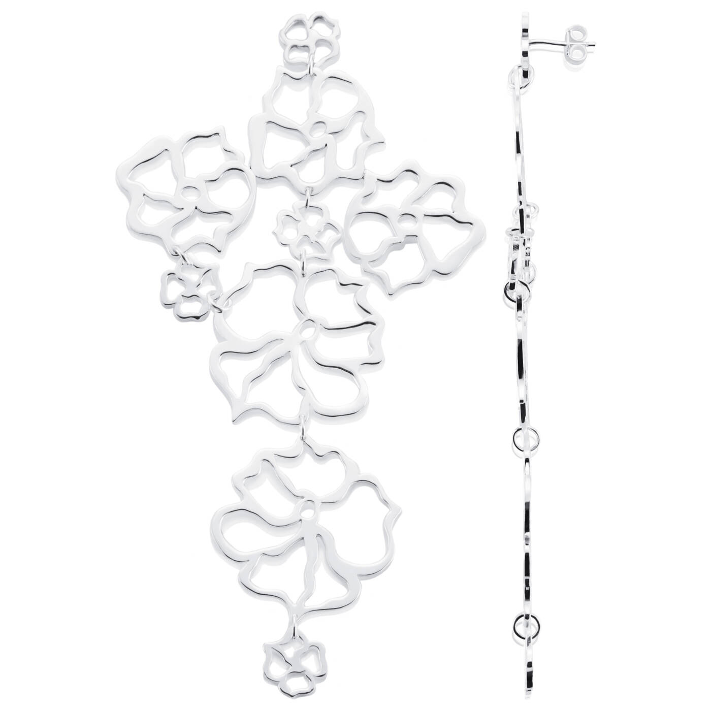 Garden Of Eden Øreringer Sølv