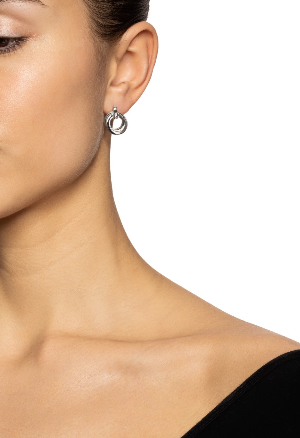 Twosome Øreringer Sølv