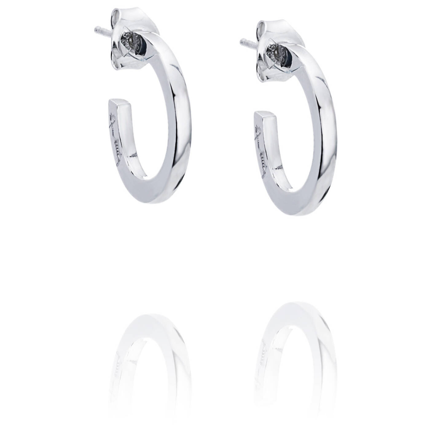Little Hoops Øreringer Sølv
