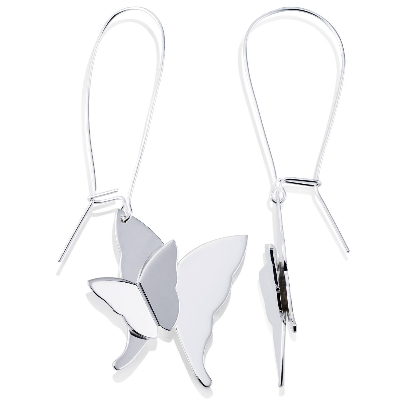 Miss Butterfly Øreringer Sølv