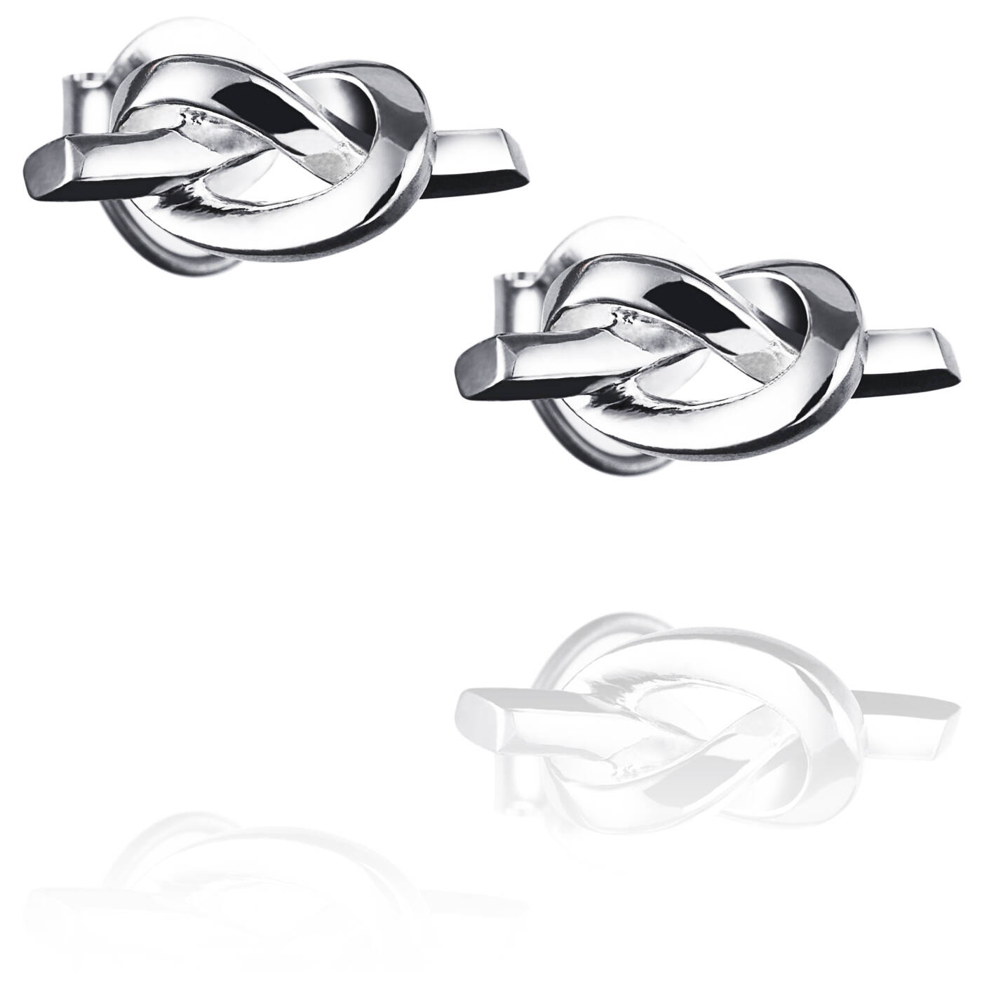 Love Knot Øreringer Sølv