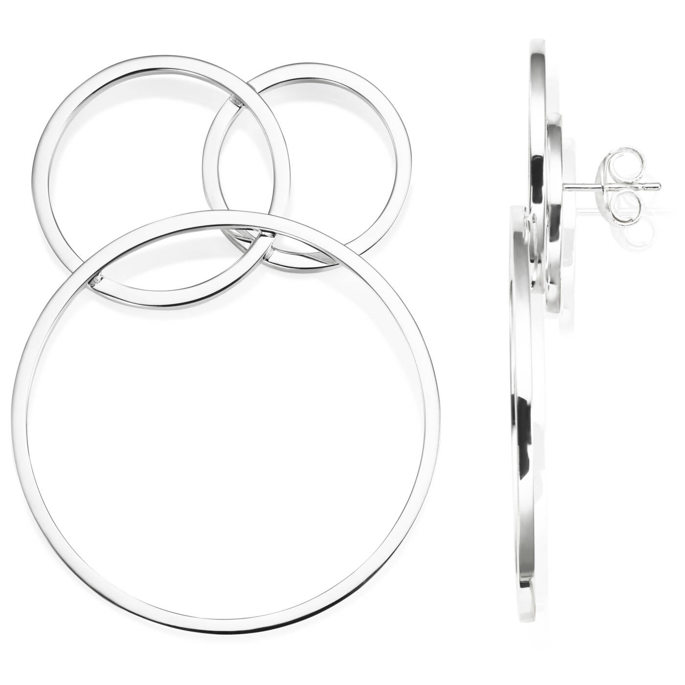 Big Bubbles Øreringer Sølv