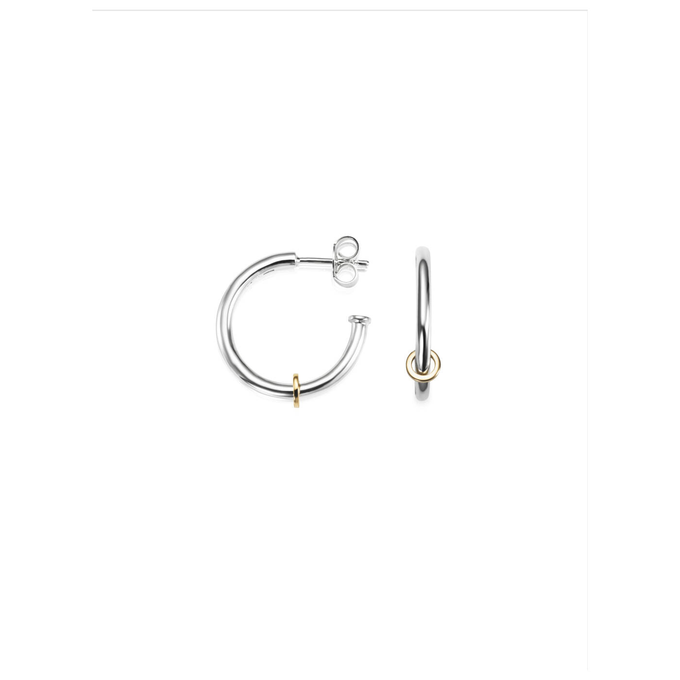 101 Hoops Øreringer Sølv