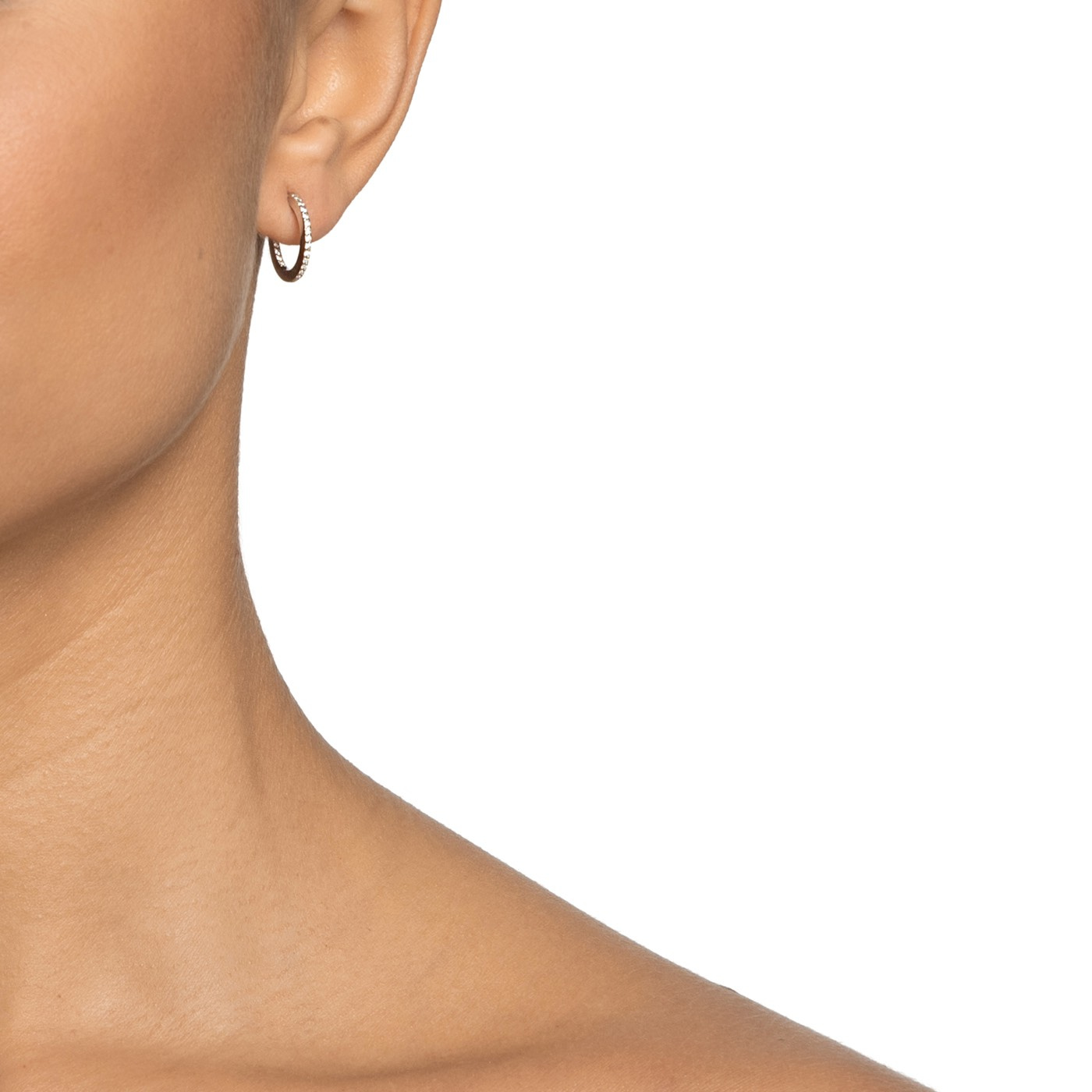 Star Hoops Øreringer Sølv