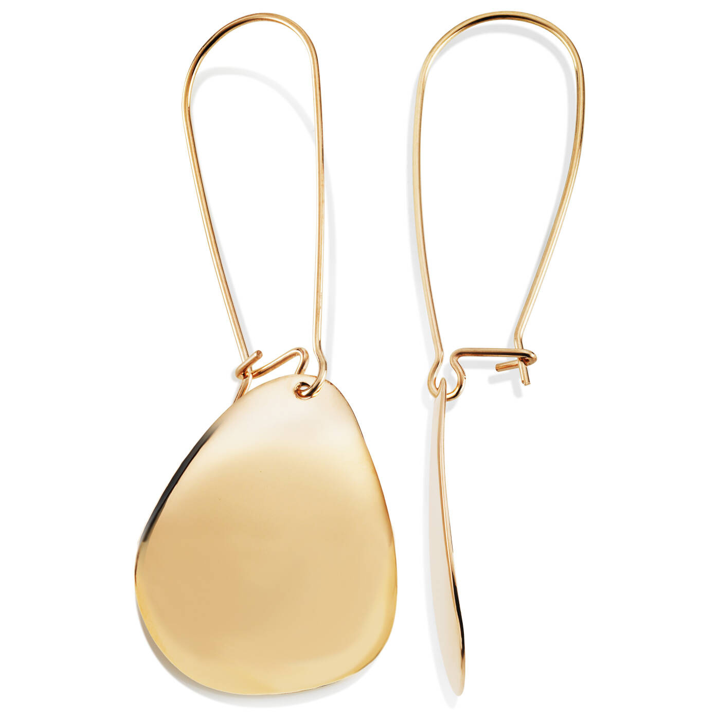 Little Rose Petal Øreringer Gull