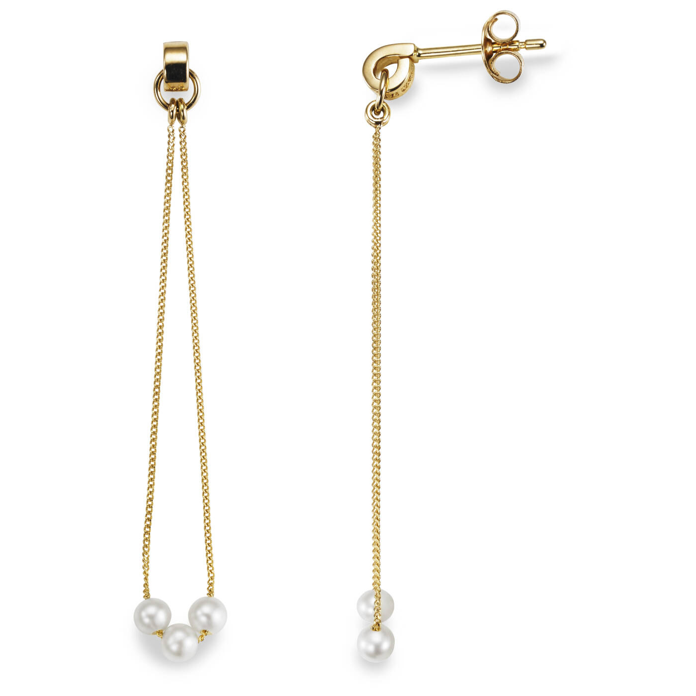 My Little Pearl Øreringer Gull