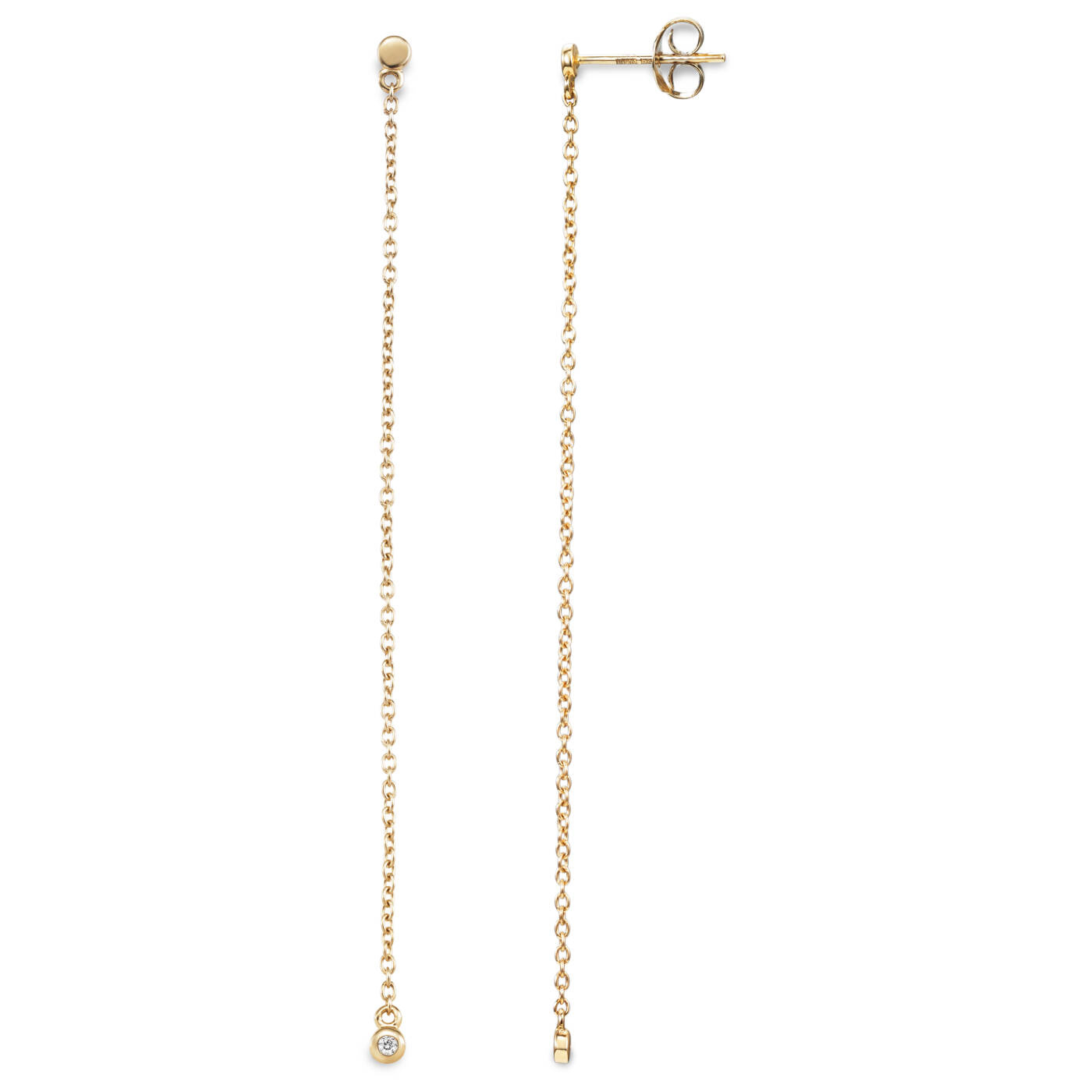 My First Diamond Øreringer Gull