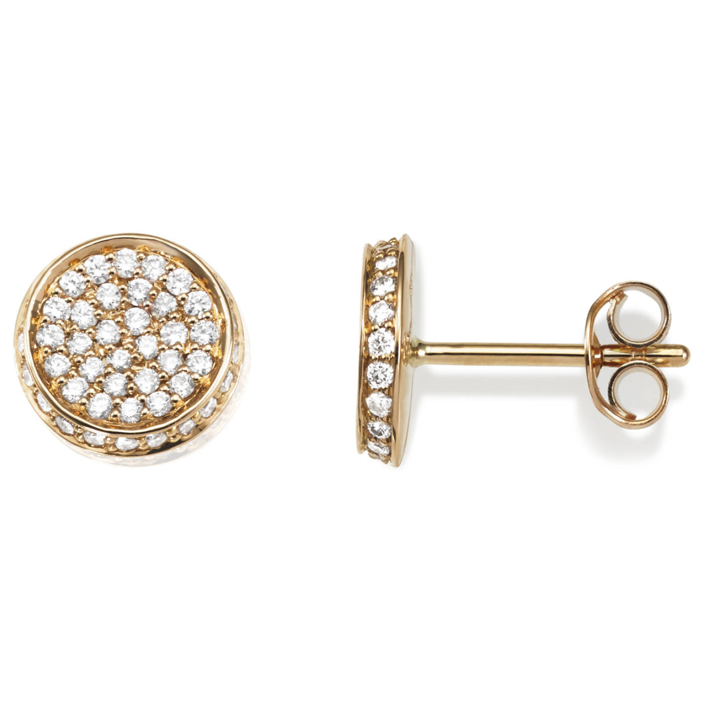 Love Bowl Mini & Stars Øreringer Gull