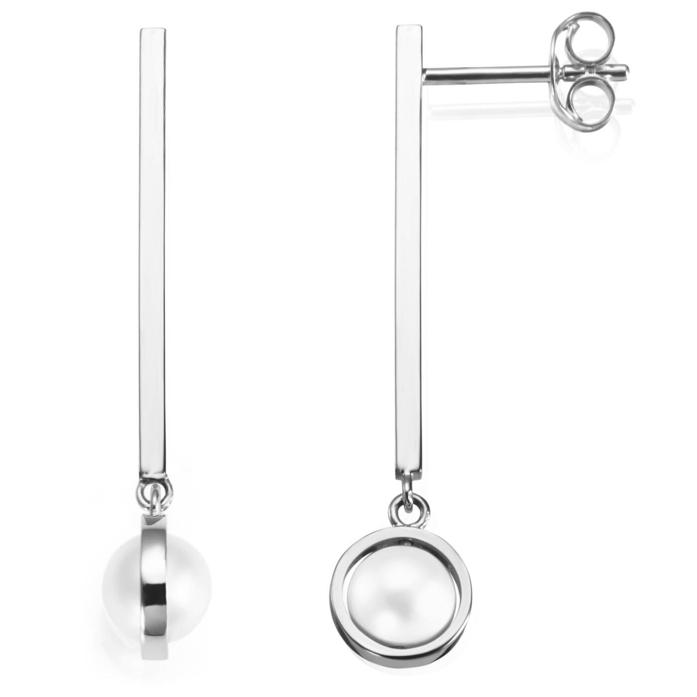 Little Day Pearl Øreringer Hvitt gull