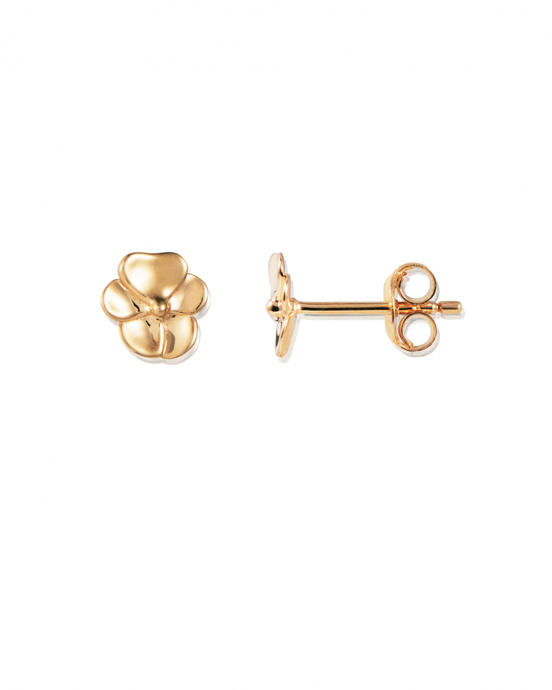 Pensée Earrings Gold Plated