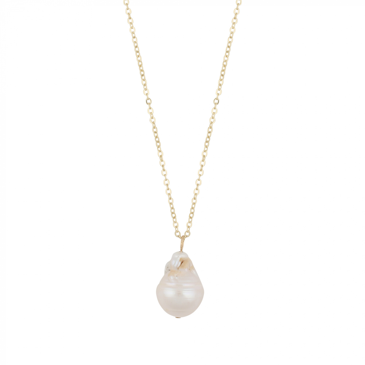 Florence pearl pendant Halskjede 45 Gull