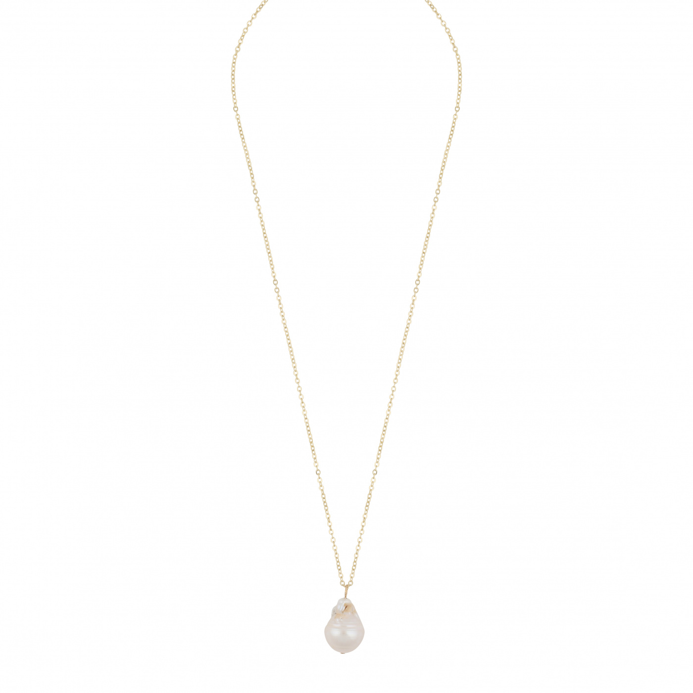Florence pearl pendant Halskjede 45 Gull
