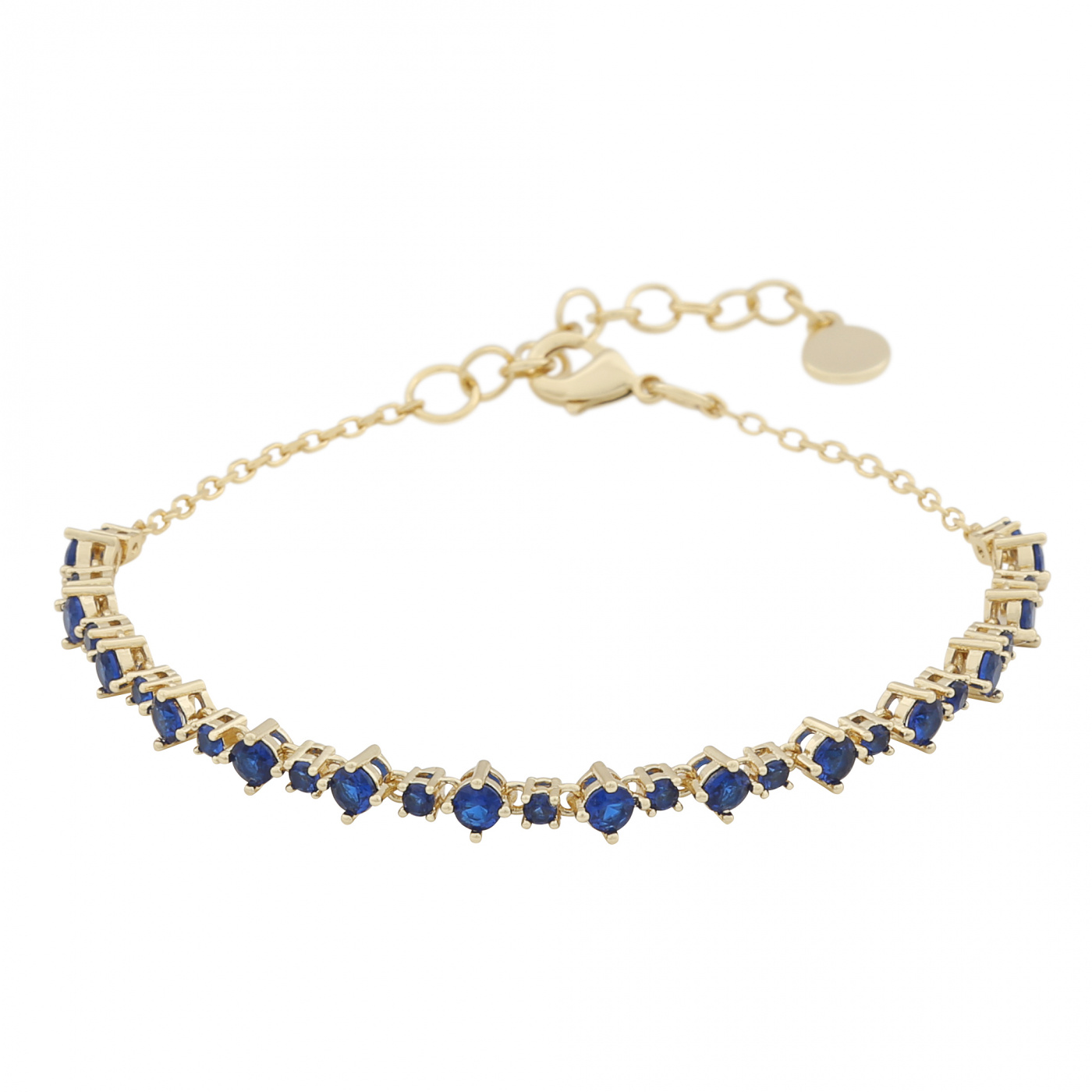 Copenhagen small stone brace Gold/denim-Onesize