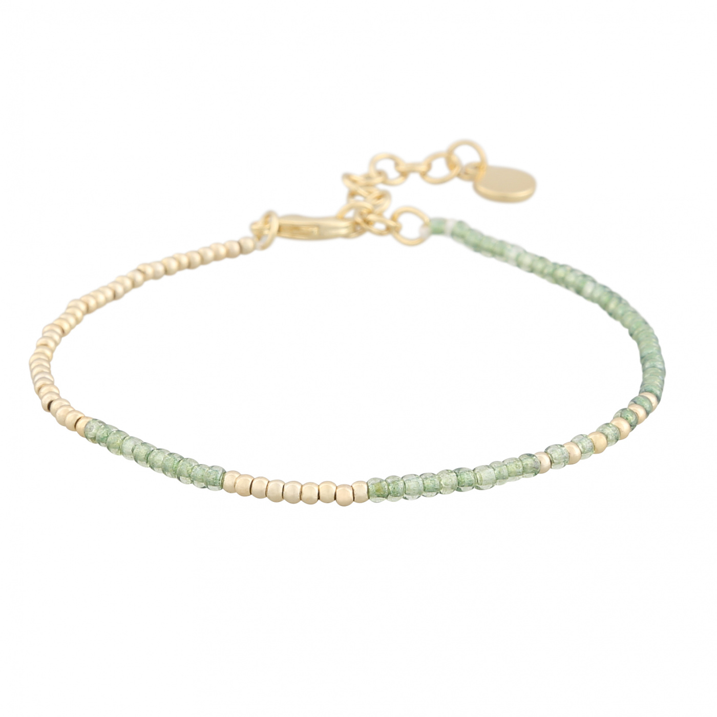 Capri small brace gold green